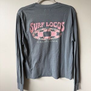 Surf locos crop long sleeve